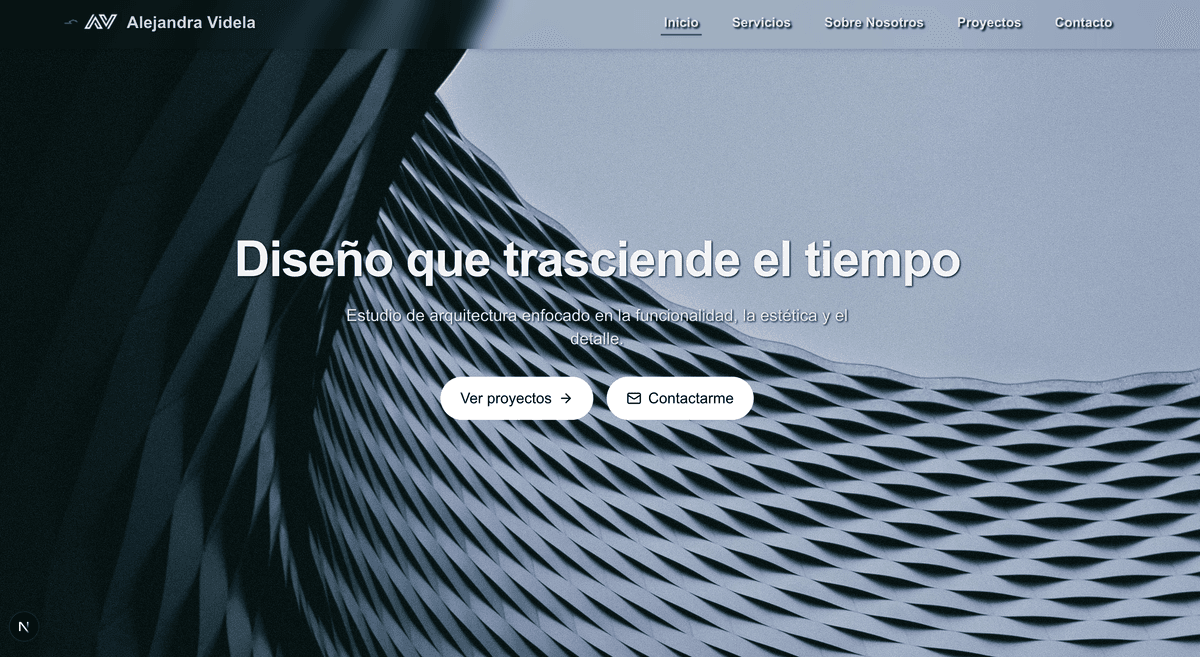 Architecture Studio Landing Page